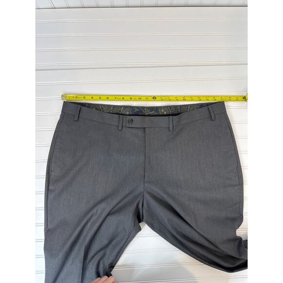 Lauren Ralph Lauren Gray Flat Front Classic Fit Dress Pants Size W42 x 30L - Picture 4 of 5
